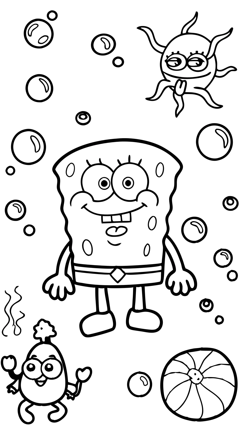 bob sponge coloring pages